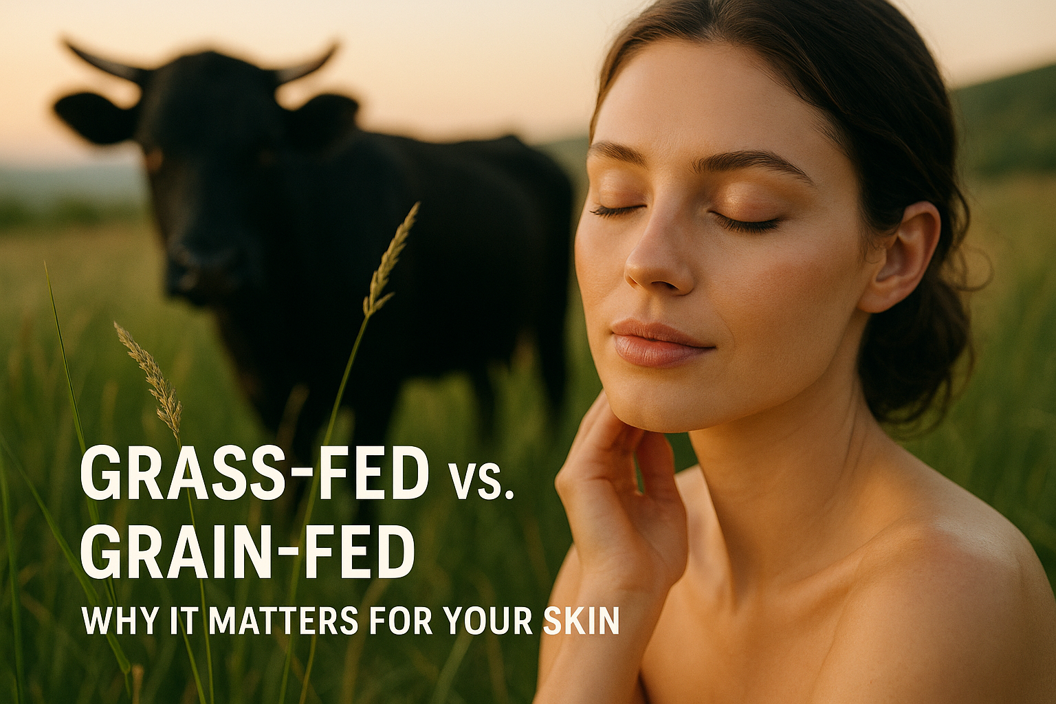 Grass-Fed vs. Grain-Fed: Why It Matters for Your Skin
